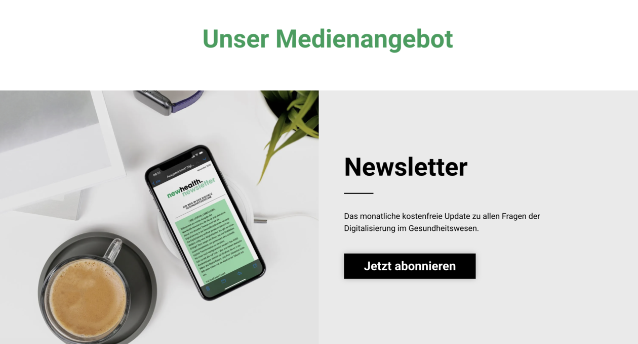 Layout 2 von der Webseite www.newhealth.guide